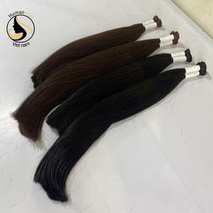 Extensions de cheveux malaisiens, cheveux vierges crus, couleur naturelle, pour femmes, échantillon gratuit, meilleure qualité, lisses, en vrac - Product Image 6