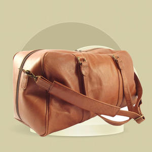 กระเป๋าเดินทางและกระเป๋าเดินทางหนังแท้แฟชั่นสำหรับผู้ชายมีซิปปิดทางออกการจัดเก็บกลางแจ้งที่มีสไตล์ - Product Image 6