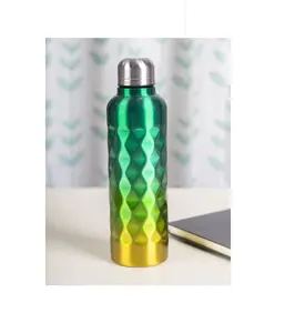 Bouteille d'eau en cuivre de conception industrielle bouteille ayurvédique de 1000ml en cuivre pur bouteilles d'eau personnalisées à vendre - Product Image 1