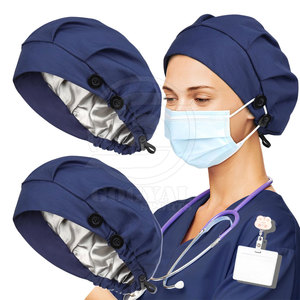 Gorro Médico para Adultos, Personalizado, para Uso Hospitalario, Sostenible, 100% Algodón, Transpirable, Cómodo, Unisex, Venta al Por Mayor, MOQ Bajo - Product Image 2