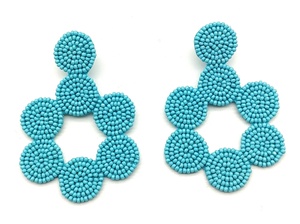 Boucles d'oreilles design de noël, clous d'oreilles en acrylique avec arbre de personnalité fantaisie, stock en vrac - Product Image 2