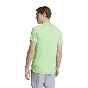 T-shirt d'entraînement fitness pour homme 100% coton 210 g/m² extensible respirant séchage rapide coupe ajustée pour la gym et l'entraînement personnalisé OEM privé - Product Image 4