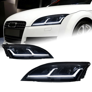 ชุดไฟหน้าโปรเจคเตอร์เลเซอร์ LED สำหรับ <span class=keywords><strong>Audi</strong></span> <span class=keywords><strong>TT</strong></span> 8J ปี 2006-2014 พร้อมไฟ DRL LED ไฟเลี้ยวแบบ Sequential ระบบ CAN Bus แบบเสียบใช้งานได้ทันที อะไหล่รถยนต์ - Product Image 2