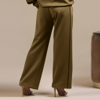 2026 OEM Personnalisé Pantalon de jogging sport ample pour femme, taille élastique unie, respirant, décontracté, pour le sport et la gym