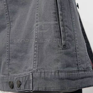 Veste en jean pour homme, coupe slim, manches longues, tendance, décontractée, tenue urbaine, veste en jean moderne pour homme, coupe slim, manches longues, mode actuelle - Product Image 6