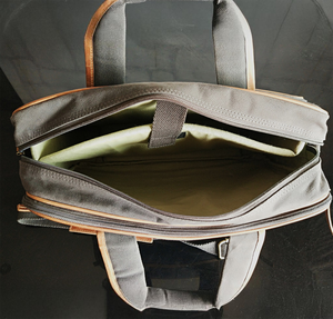 Pugmark, elegante bandolera de lona encerada vegana para hombre, diseño Vintage de moda con repelente al agua para uso en oficina de viaje - Product Image 6