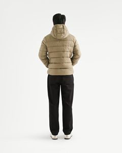 Chaqueta Acolchada de Manga Larga para Hombre, Transpirable, de Alta Calidad, con Capucha, Casual, Sólida, 100% Nailon, Talla Personalizada, Otoño, Estilo Vietnamita - Product Image 4