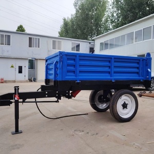 Remorque agricole de haute qualité pour tracteur, benne basculante polyvalente à trois voies, basculement hydraulique arrière, garantie 5 ans, 10 moteurs - Product Image 5