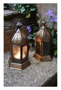 Lanterne marocaine en or suspendue au sol pour la maison hôtel spa église fête de mariage et décoration festive nouveau style - Product Image 5