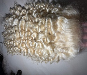 Cheveux humains bruts non transformés indiens de qualité supérieure Double trame vague naturelle boucles frisée Texture épaisse cheveux forts de haute qualité - Product Image 3