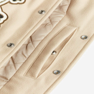 Streetwear personnalisé nouveau 100% polyester vestes à manches longues vêtements de sport prix d'usine pas cher veste de baseball pour hommes - Product Image 2