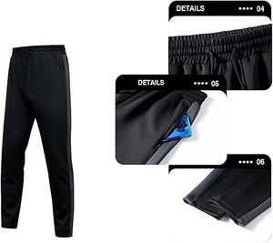 Traje deportivo de invierno Unisex personalizable de alta calidad para hombre, sudadera con cremallera completa, pantalones de chándal, conjunto de chándal XL de talla grande - Product Image 3