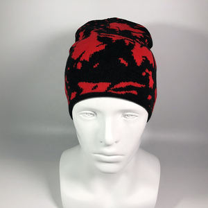 Gorro de punto cálido con diseño de bordado personalizado, gorro de calavera elástico para hombres y mujeres, ideal para la moda de estilo callejero de invierno - Product Image 6