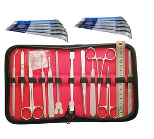 Bộ Dụng Cụ Mổ Xẻ Tiên Tiến 24 Chiếc-3 T-pins-Công Cụ Sinh Học & Giải Phẫu-Dụng Cụ Sinh Viên Y Tế-Thép Không Gỉ-Da Đầu - Product Image 6