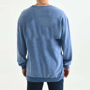 Nueva Llegada, Sudadera con Capucha de Algodón 100%, Estilo Holgado, Lavado Ácido, con Botones, para Invierno, Personalizable, Manga Larga, Gruesa - Product Image 4