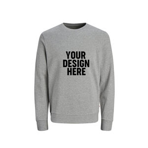 Sweat-shirt à manches longues pour hommes ODM Matériau original 100% coton Broderie Couleur unie Saison d'hiver - Product Image 1