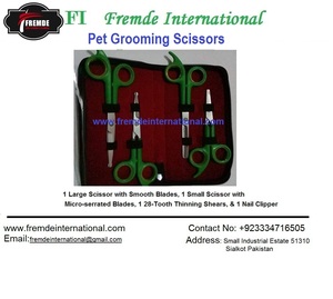 Juego de Tijeras de Acero Inoxidable para Peluquería Canina - Product Image 6