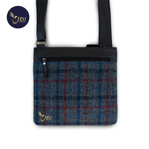 2026 New Pure Wool <b>CrossBag</b> with Genuine Leather Accents Soft Strap Cross Leather Bag for Unisex - Product Image 2