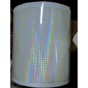 Etiqueta Holográfica Metalizada Autoadhesiva de Tamaño Personalizado, Película de Vinilo BOPP PVC Resistente al Agua para Uso Cosmético - Product Image 5