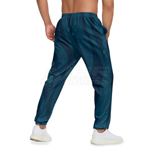 Pantalon homme décontracté taille moyenne haute qualité léger en toile couleur unie sublimation coupe ample teint uni-service OEM disponible - Product Image 3