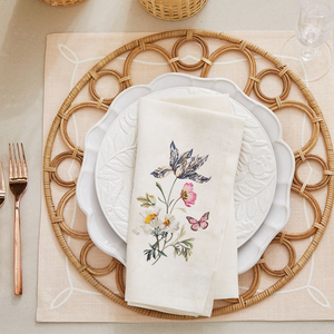 Essentials Dining <b>Tables</b> Rattan <b>Placemats</b> Natural Rattan Plate Chargers Handmade Rattan Tableware in Vietnam OEM ODM - Product Image 2