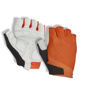 Factory Manufacturer Warm Cycling Gloves Fingerless Shock Absorbing Riding Gloves Male Female Sizes