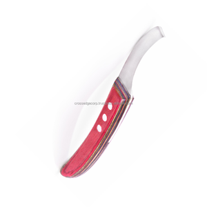 Nouveau gros lame droite Instrument vétérinaire maréchal-ferrant équipement avec manche en bois pour chevaux et chèvres sabot couteau - Product Image 1