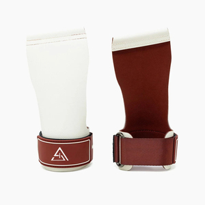 Poignée de main en cuir de vache personnalisée pour la gymnastique, la musculation, l'entraînement de force, la musculation, vente en gros - Product Image 1