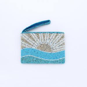 MOM Beaded <b>Coin</b> <b>Purse</b> Floral Design Seed Beads Embroidery Clutch Handmade Gift Zipper Wallet Custom Handcrafted Bag <b>For</b> <b>Women</b> - Product Image 1
