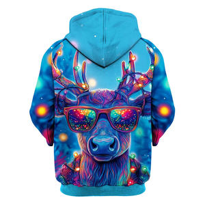 Sudadera con Capucha de Estilo Casual para Navidad 2025, Sudadera Holgada con Estampado Digital 3D, Gran Venta - Product Image 6