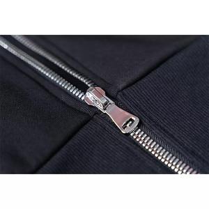 OEM Hommes Casual Solid Color Fleece Hoodie Meilleur Vente en gros Basic Full Zipper Drawstring Loose Fit avec Hooded Collar - Product Image 5