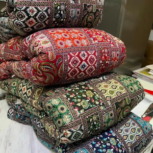 Raghuveer ชุดเดรสผ้าเรยอนพิมพ์ลายสำหรับเด็กผู้หญิงชุดฤดูร้อนผ้าเรยอน100% แบบพิมพ์ลายผ้าเรยอน - Product Image 1