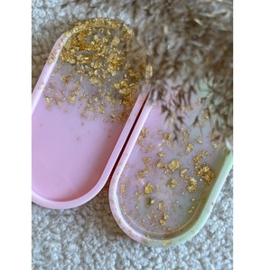 Bandeja de Resina, Elegante Adorno Decorativo para el Hogar, Bandeja para Servir Pasteles, Jugos y Alimentos, para Uso en el Hogar y Hoteles - Product Image 3