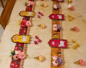 Pichwai Cow Bandarwal, Toran Decorativo, Adorno Indio para Puerta, Cortina para Ventana, Decoración para el Hogar, Fondo para Templo, Decoración para Puerta Principal, Arte - Product Image 2