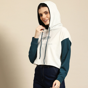 Sweat-shirts à capuche en molleton pour femmes Fit2Fight, style épaules tombantes, logo personnalisé, fabricant de sweats-shirts et de sweat-shirts pour femmes - Product Image 3