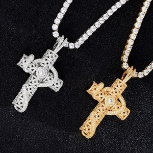 จี้เงิน925แบบฮิปฮอป VVS เพชรโมอิสซาไนต์ออกแบบได้ตามต้องการ - Product Image 2