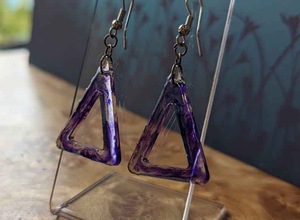 Pendientes de Resina Bordados a Mano, Joyería de Moda de Acero Inoxidable para Mujeres y Niñas, Estilo Clásico para Bodas, Alta Calidad - Product Image 3