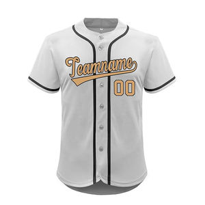 Maillot de sport unisexe sur mesure, grande taille, maillots de softball, impression par sublimation, vêtements de baseball et de softball, maillot uni - Product Image 6