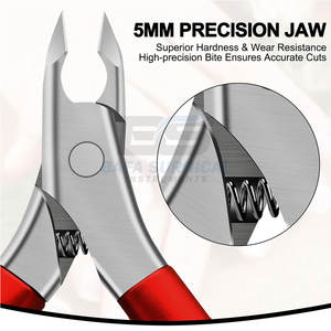 Pince à ongles professionnelle en acier inoxydable pour salon et fournitures de beauté - Product Image 5