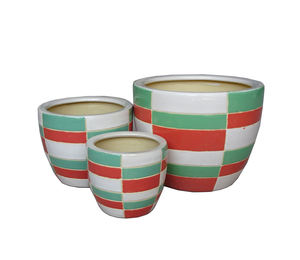 Macetas de Cerámica Hechas a Mano en Vietnam con Acabado Esmaltado, Orificio de Drenaje, Ecológicas, para Jardín y Vivero - Product Image 6