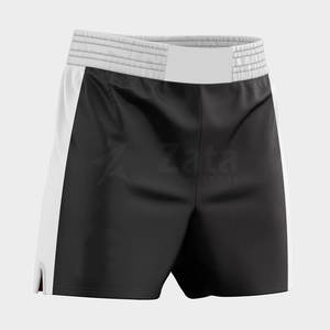 Pantalones Cortos de Lucha de Poliéster/Algodón de Alta Calidad, Elásticos, Transpirables y de Secado Rápido, Fabricación OEM para Entrenamiento de MMA y Artes Marciales - Product Image 2
