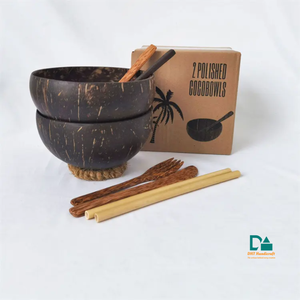 B2B Natural Engraved Fruit Pattern Wood <b>Bowl</b> Set with Bamboo Spoons Reusable Packaging Carton EU - Product Image 1