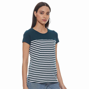 High Quality Round Collar Customized Printed Crop Top <b>Lady</b> 100% Polyester Women Cropped <b>T</b>-<b>shirt</b> - Product Image 4