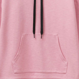 2024 gran oferta suéter con capucha personalizado sudaderas con capucha Mujeres Nuevo diseño 100% algodón Casual ropa de invierno liso teñido insignia de lentejuelas - Product Image 4