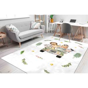 Tapis Jungle Tropicale, Tapis pour Chambre de Bébé Garçon, Tapis Imprimé, Tapis Doux à Poils Longs - Product Image 4