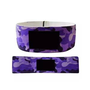 สายรัดผ้าคอตตอนออกกำลังกายสายรัดสร้างสะโพกสำหรับออกกำลังกายที่บ้านและยิมออกแบบโลโก้ได้ตามต้องการ - Product Image 3