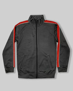 Conjunto de chándal informal de otoño personalizado al por mayor para hombre, entrenamiento para correr, cremallera, fútbol, secado rápido, 100% algodón - Product Image 2