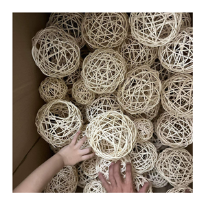 ลูกบอลหวายงานฝีมือตกแต่งด้วยมือผู้จัดจำหน่ายเวียดนามขายส่งจำนวนมากมีตัวเลือกราคาที่สมบูรณ์แบบ - Product Image 1