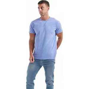 Camiseta de Algodón Lavado de Gran Tamaño para Hombre, Estilo Urbano, Impresión Personalizada, Transpirable, Informal, Deportiva, para Verano - Product Image 4