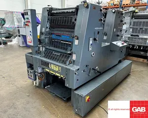 USED offset printing machine two Colour GTO52 2 color offset printer made in Germany - GTO Z-52